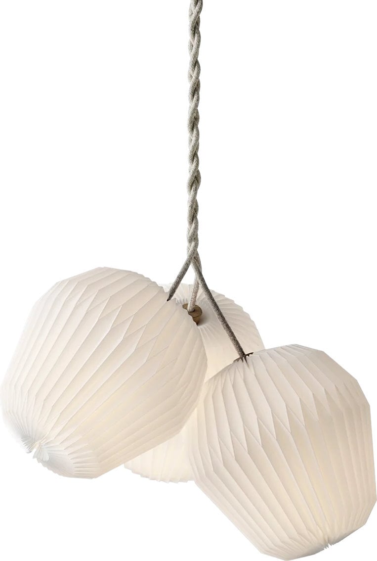 Lampa wisząca The Bouquet XL z 3 papierowymi kloszami