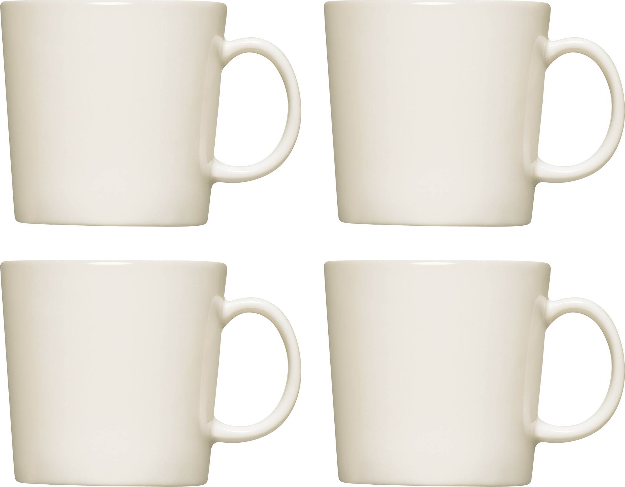 Kubki Teema 300 ml białe 4 szt.