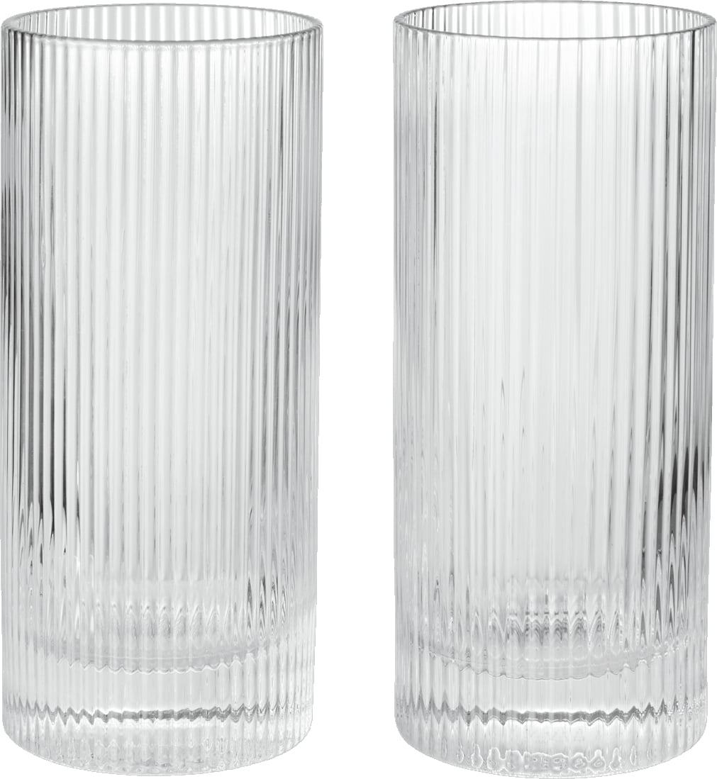 Szklanki Ripple wysokie 480 ml przezroczyste 2 szt.