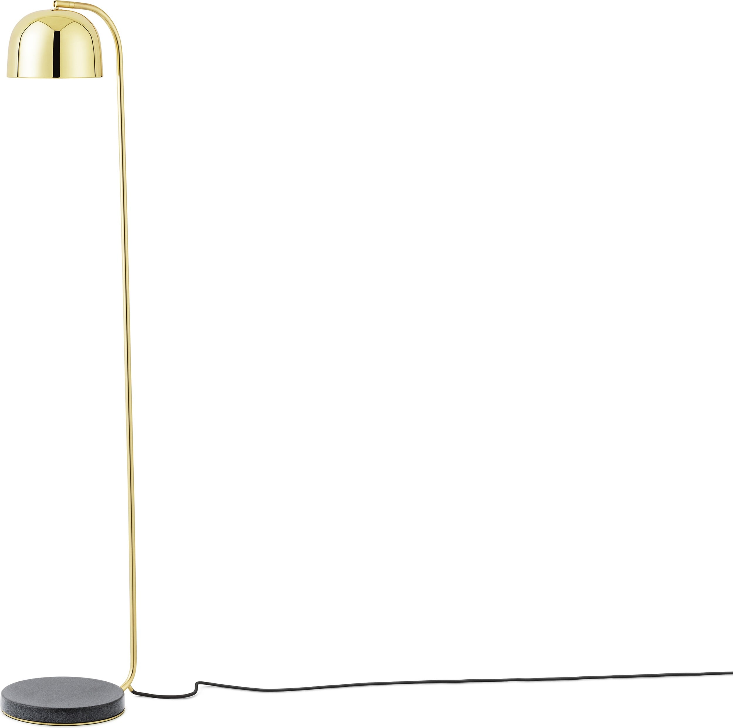 Lampa podłogowa Grant mosiądz