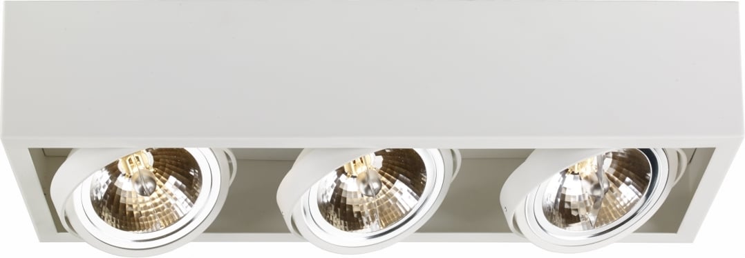 Lampa sufitowa Cube 3 biała