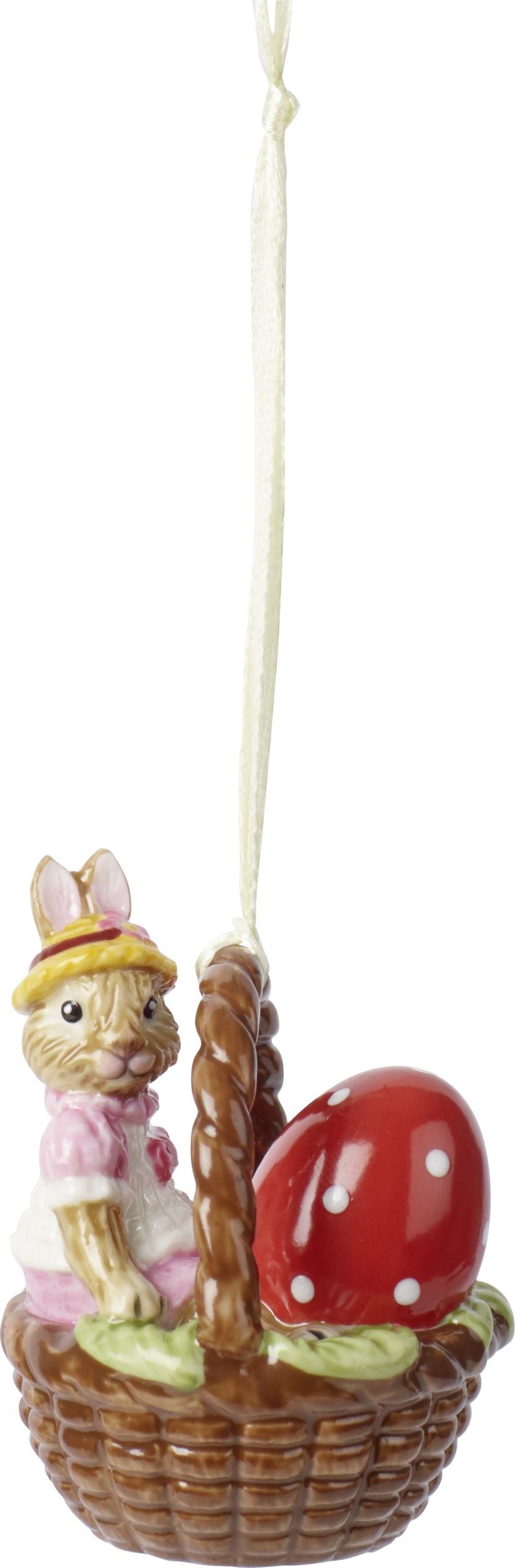 Dekoracja wisząca Bunny Tales Anna w koszyku
