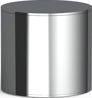 Pojemnik łazienkowy Bar chrom z pokrywką