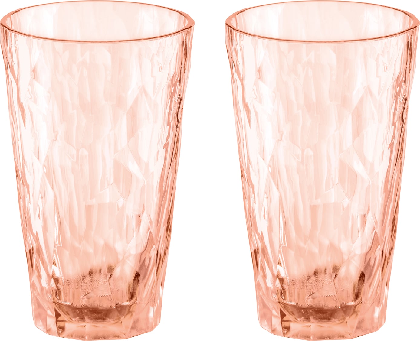Szklanki z tworzywa Club No. 6 Tritan 300 ml różowe 2 szt.