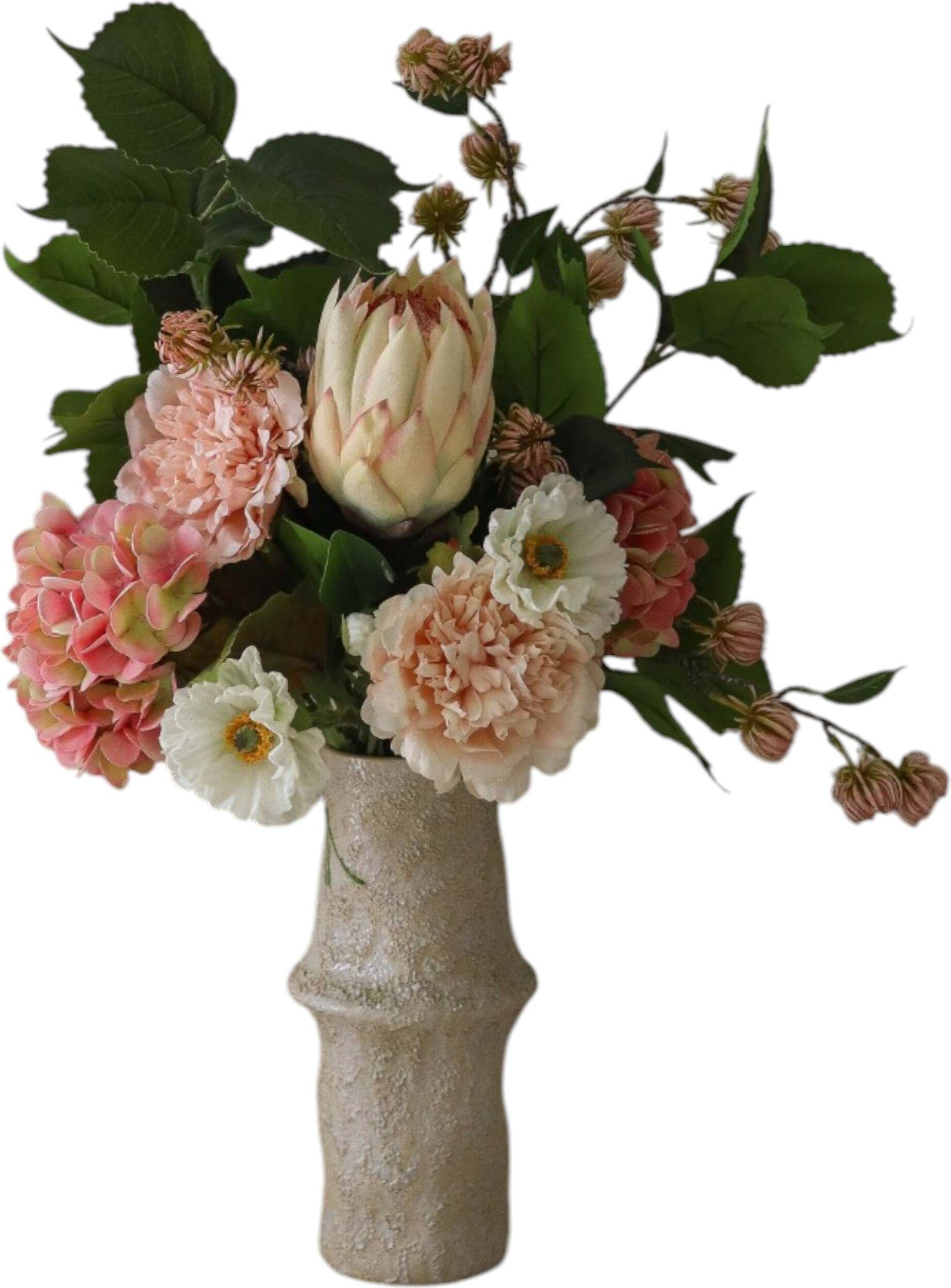 Kwiaty sztuczne bukiet Blush Protea