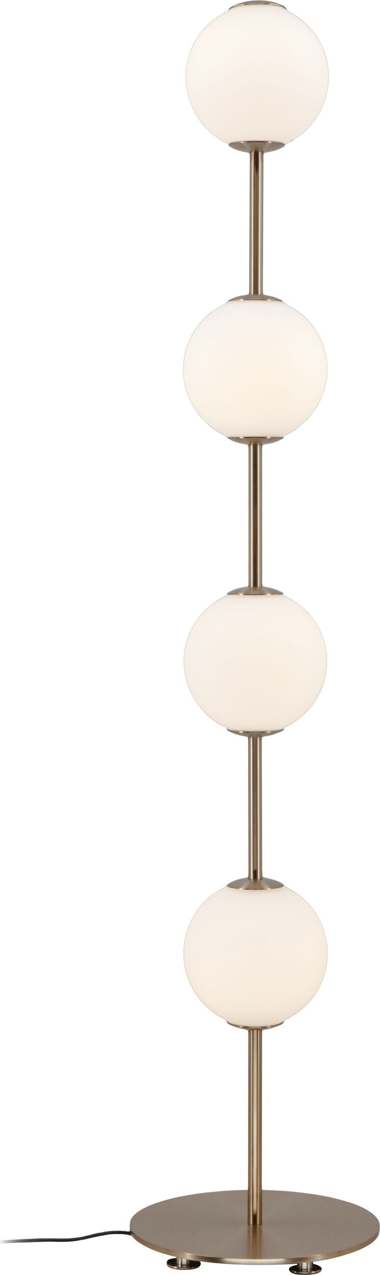 Lampa podłogowa Audrey mosiężna