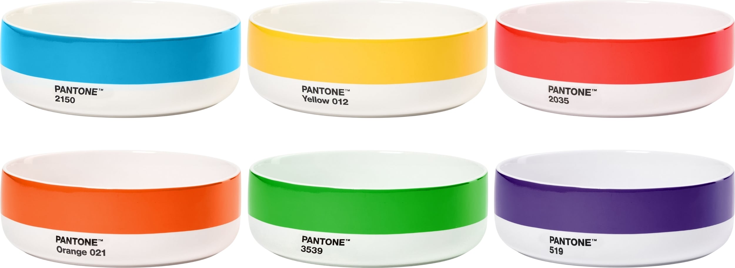 Miseczki Pantone 14 5 cm kolorowe 6 szt.