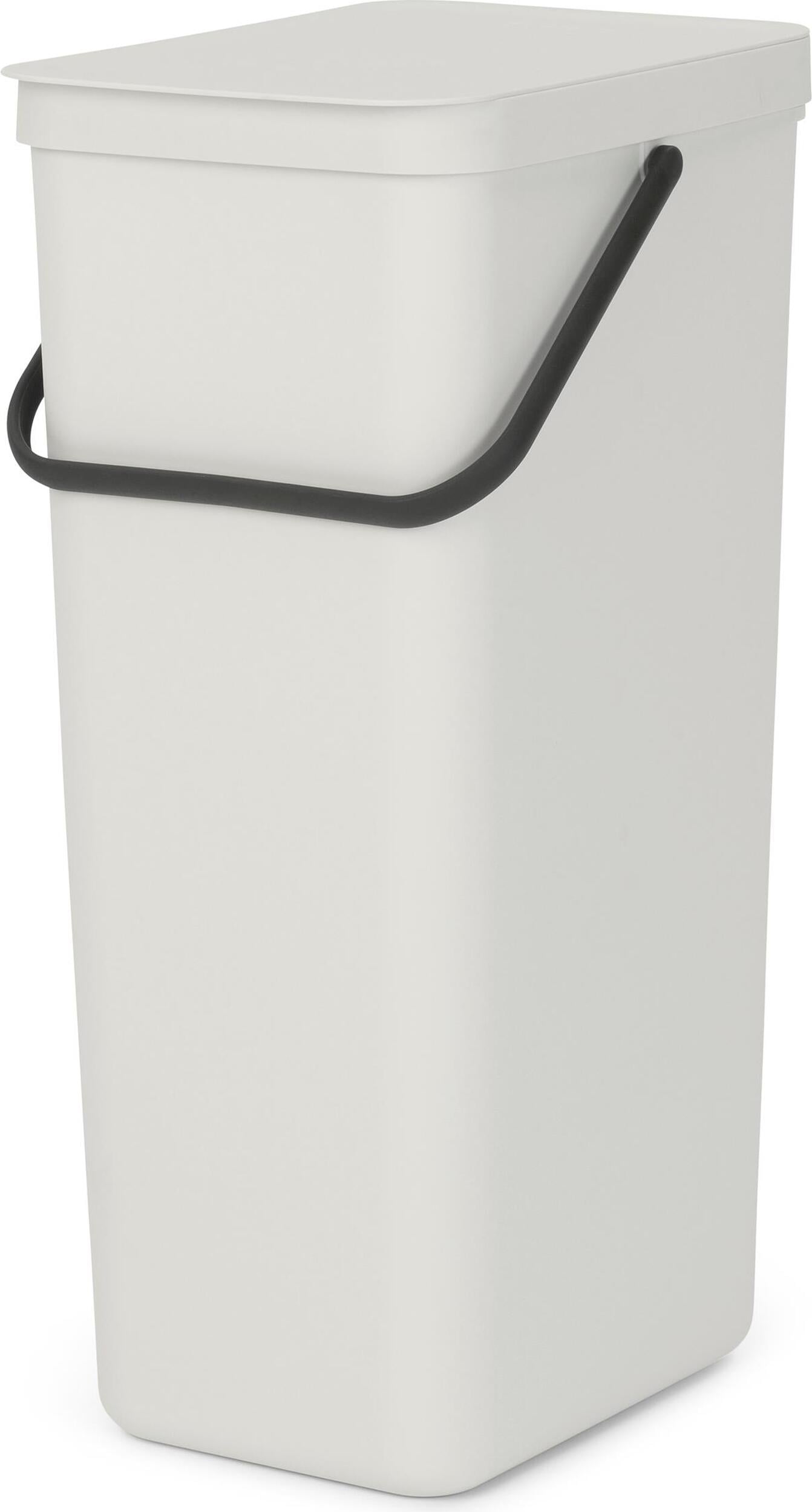 Kosz do segregacji odpadów Sort & Go 40 l jasnoszary