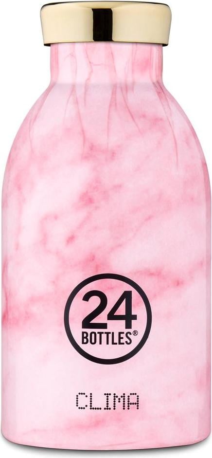 Butelka termiczna Clima Grand 330 ml różowy marmur