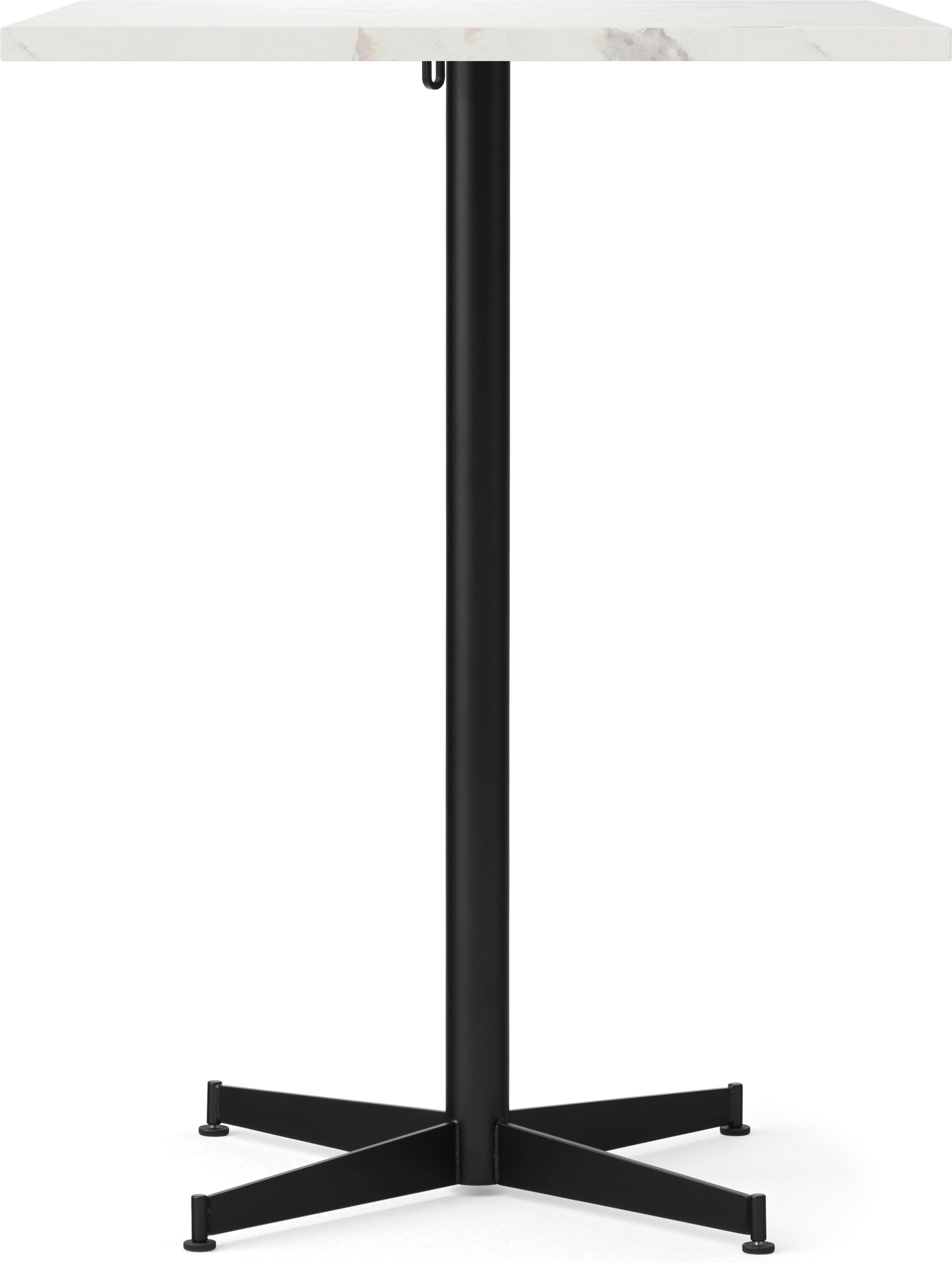 Stół barowy z czarną podstawą Nook Star Base Estremoz kwadratowy 93 cm