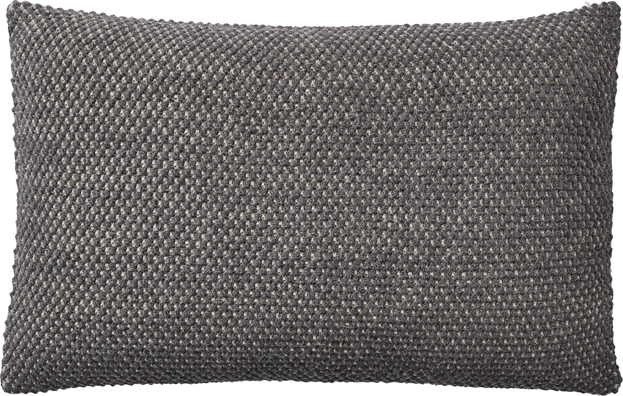 Poduszka dekoracyjna Twine 50 x 80 cm ciemnoszara