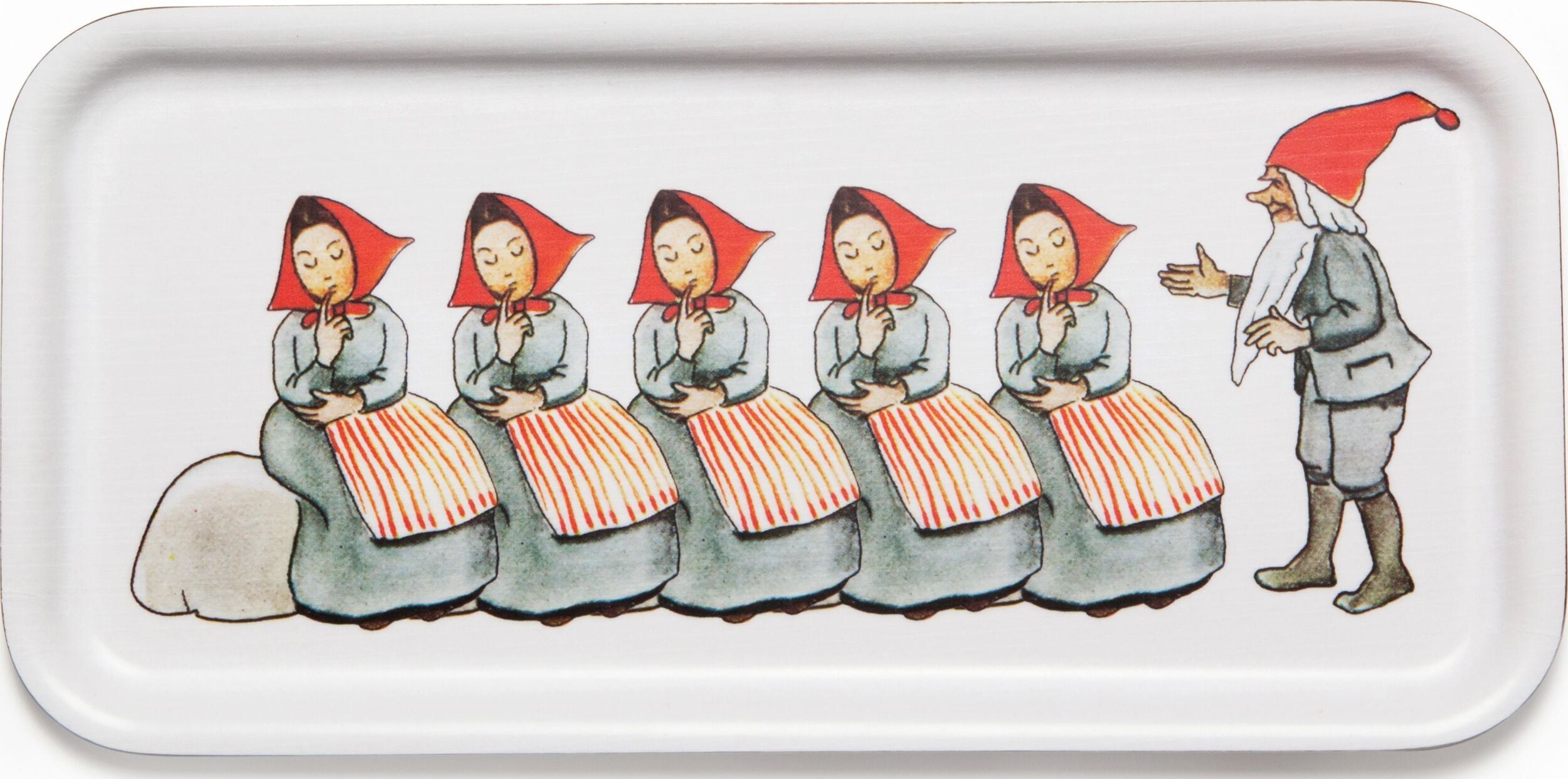 Taca do serwowania Elsa Beskow Elf Family 13 x 28 cm
