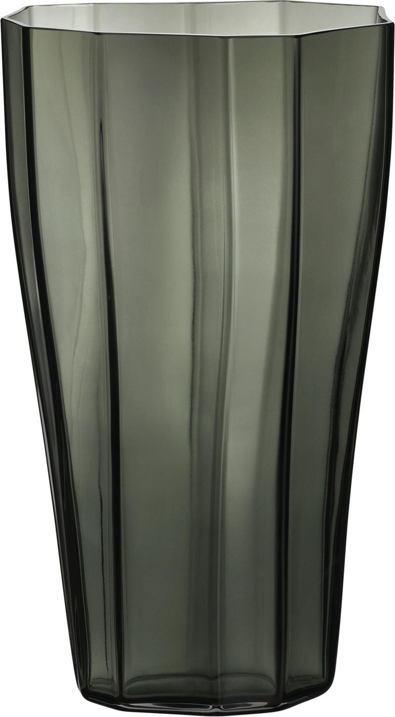 Wazon Reed 30 cm ciemnozielony