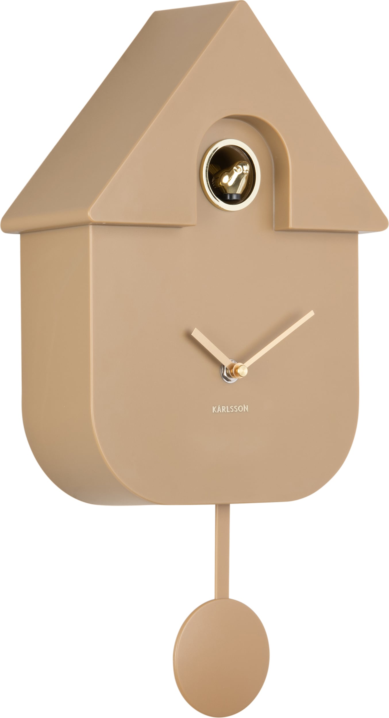 Zegar ścienny Modern Cuckoo Oro jasnobrązowy
