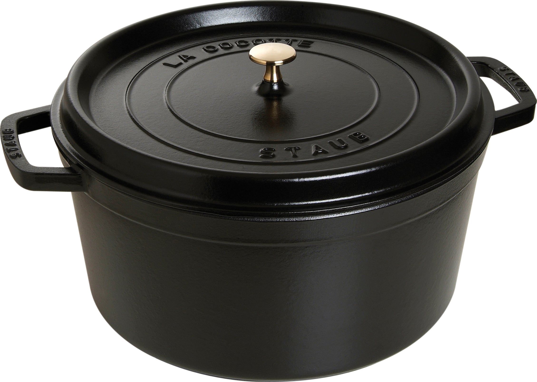 Garnek La Cocotte 12 6 l czarny żeliwny