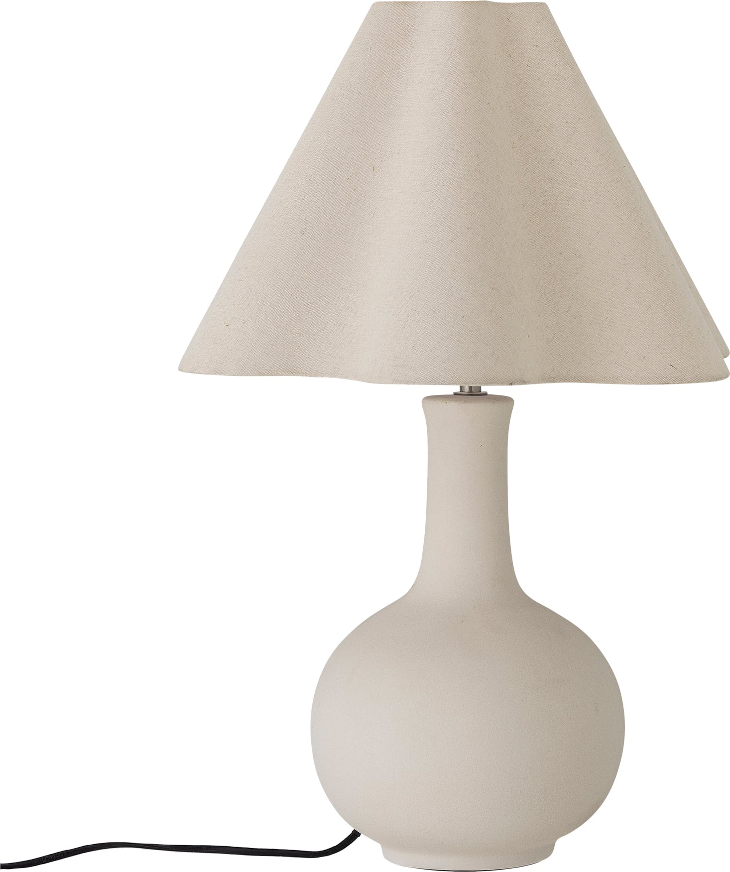 Lampa stołowa Heide 60 cm beżowa