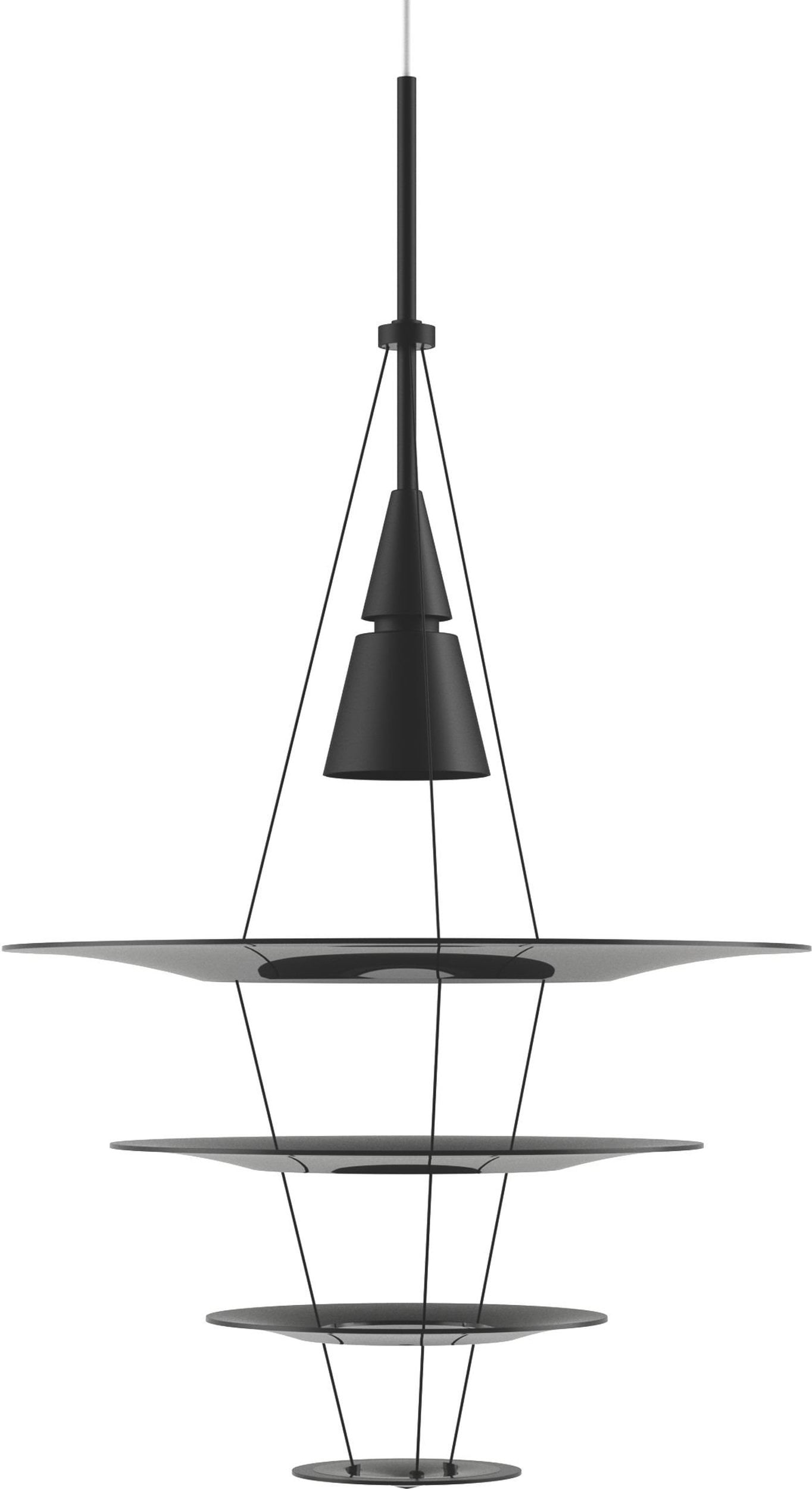 Lampa wisząca Enigma 42 5 cm czarna