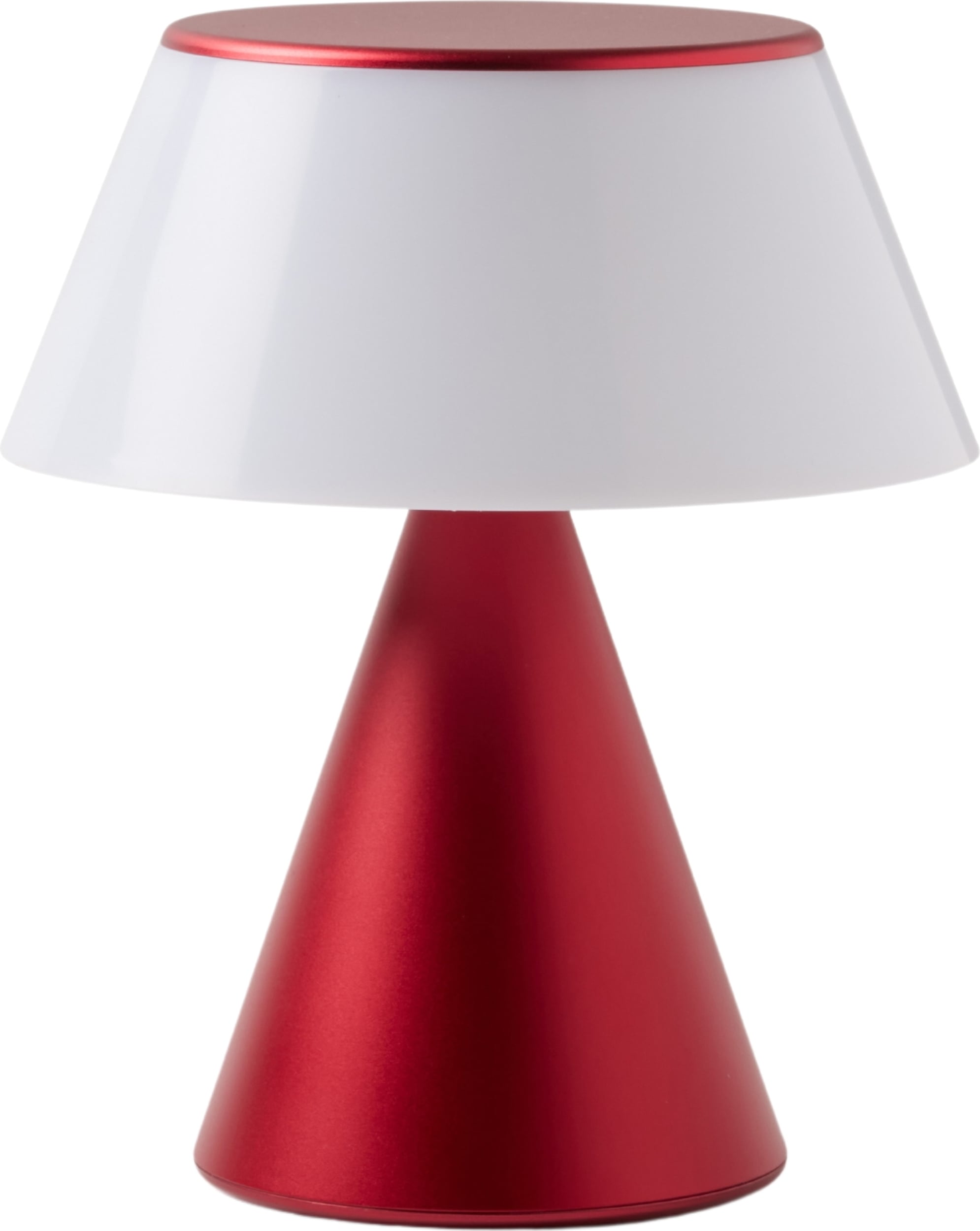 Lampa LED Luma L ciemnoczerwona