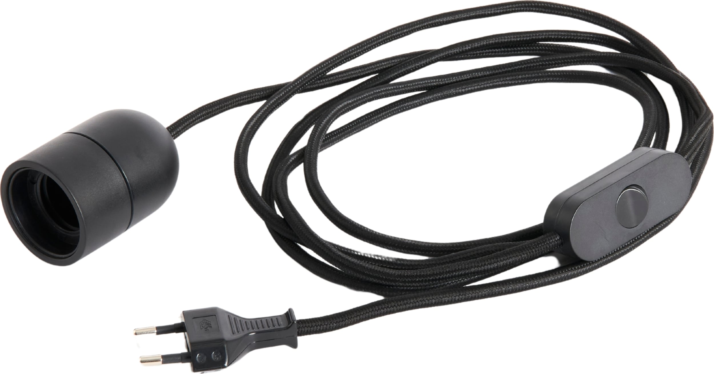 Przewód do lampy stołowej Common 240 cm czarny