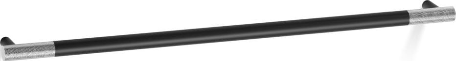 Wieszak reling na ręczniki Club 60 cm czarny mat-chrom