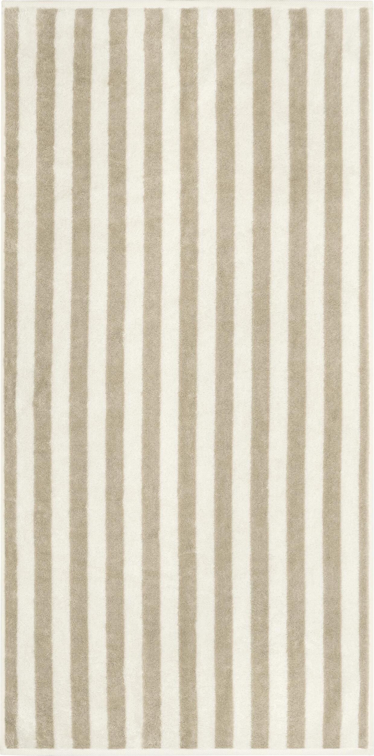 Ręcznik Studio w paski 70 x 140 cm jasnobeżowy
