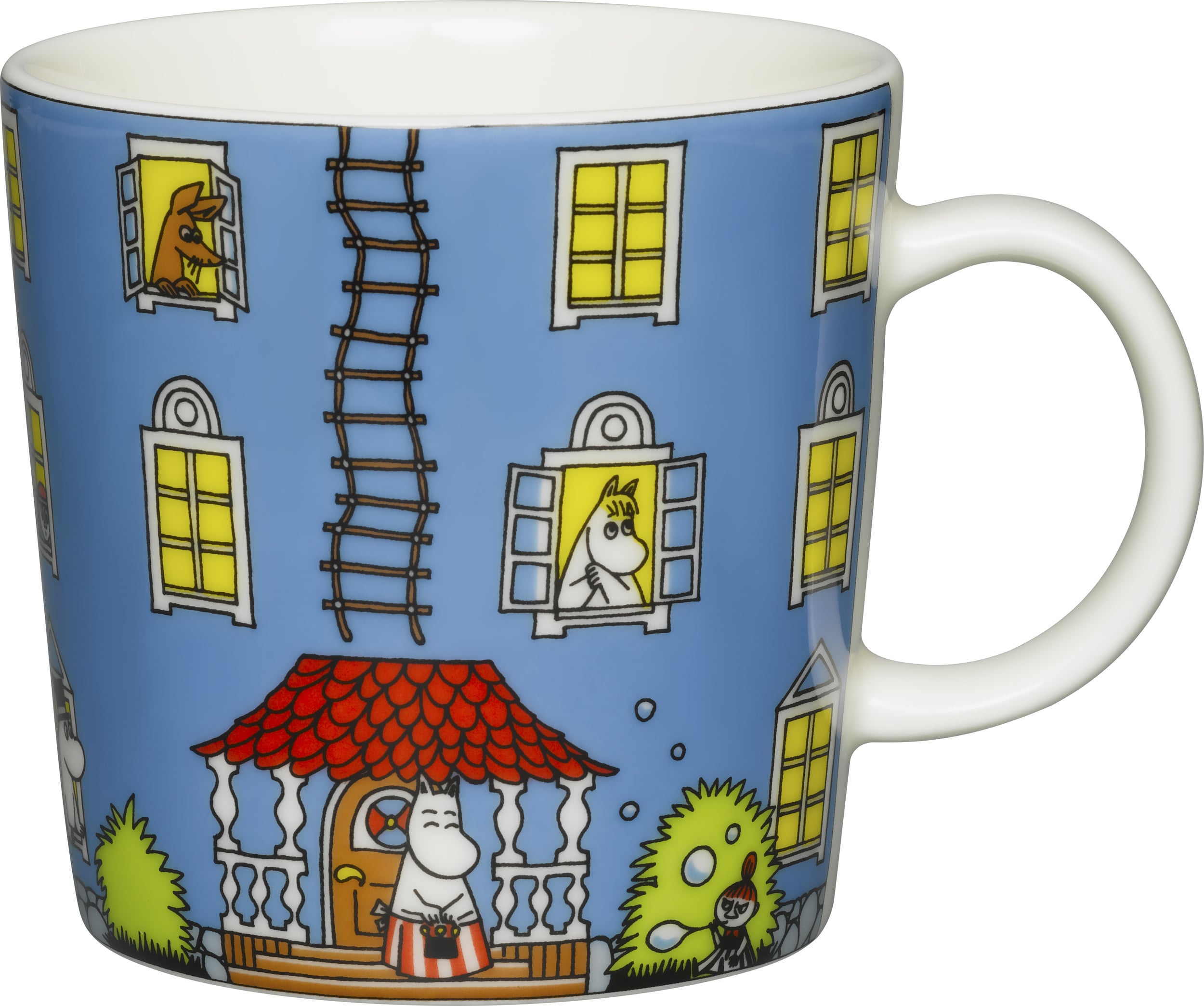 Kubek Arabia Finland Muminki Moominhouse z papierowym daszkiem