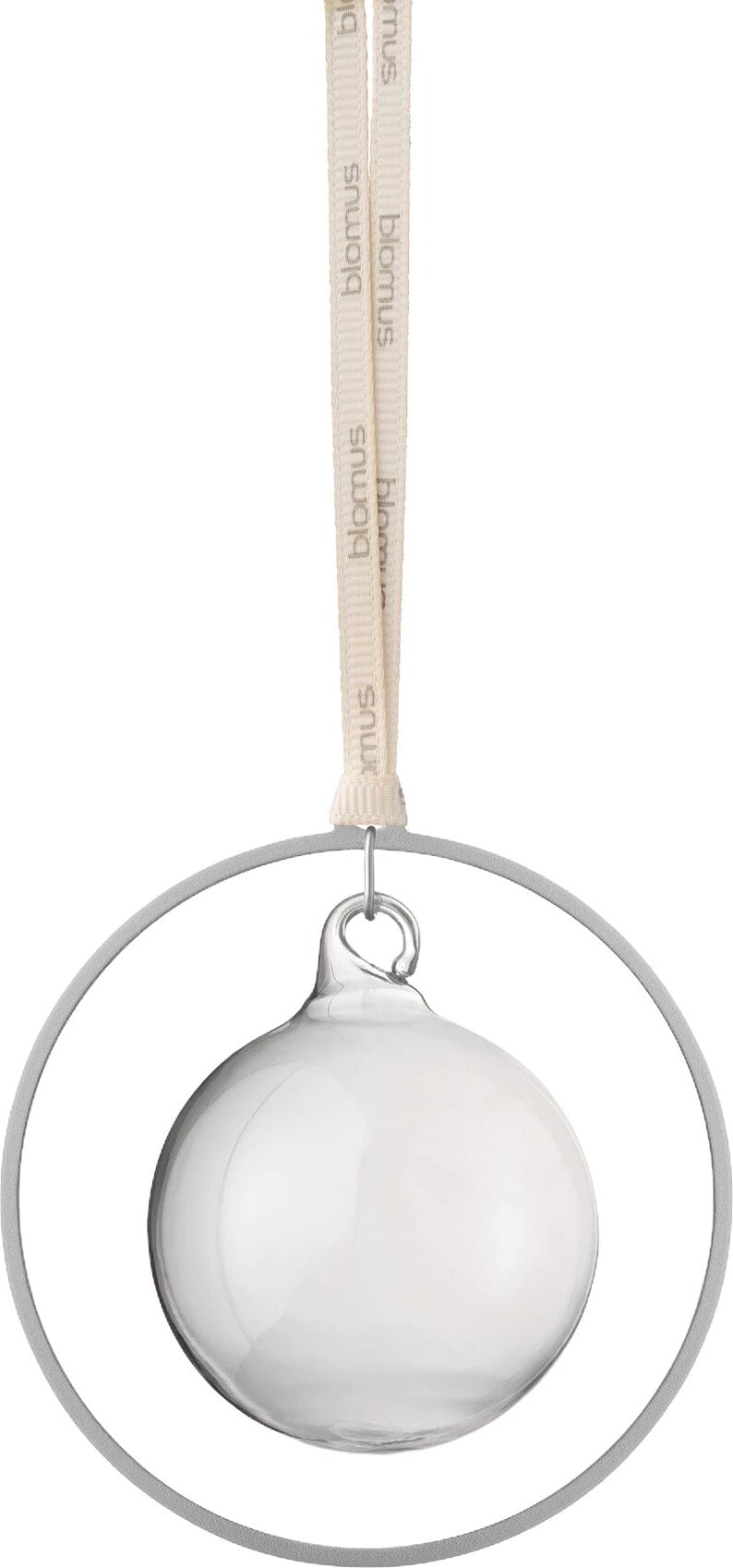 Bombki Kitai w obręczy clear 4 szt.