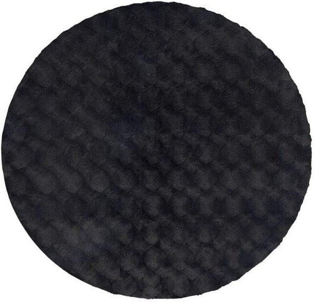 Dywan Diamond Cut okrągły 200 cm antracytowy
