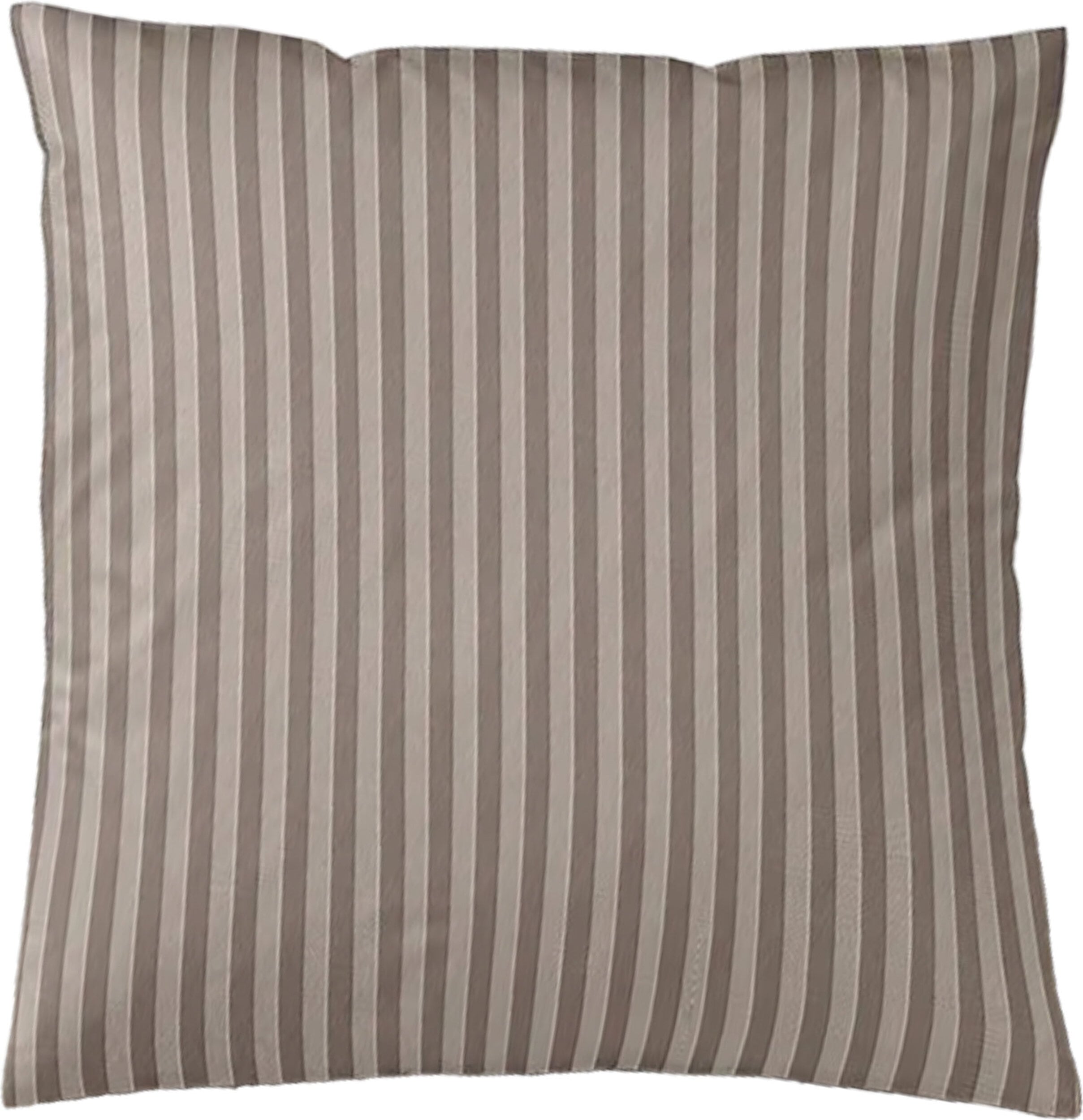 Poszewka na poduszkę Soft Lines 80 x 80 cm brązowa z bawełny flanelowej
