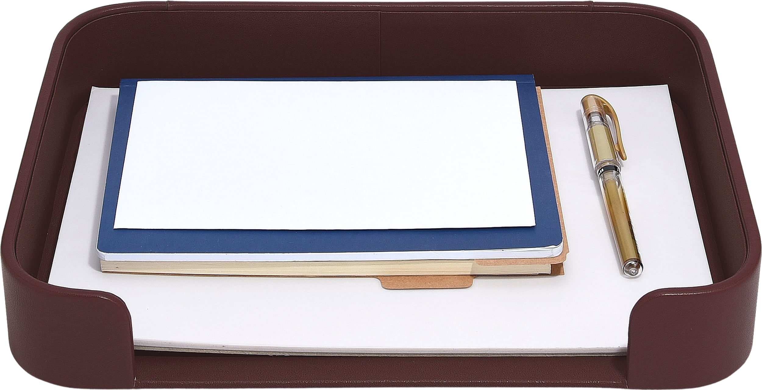 Organizer na listy i dokumenty Stackers 24 5 x 32 5 cm bordowy