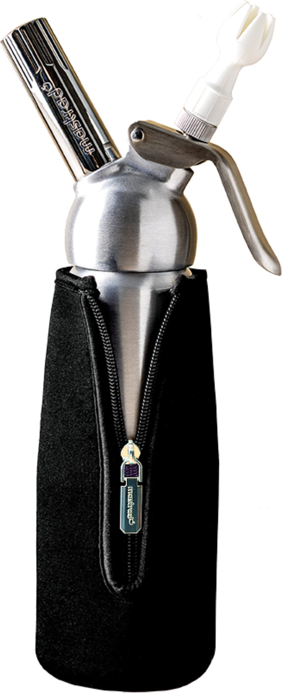 Syfon do sosów Mastrad 0 5 l czarny w etui