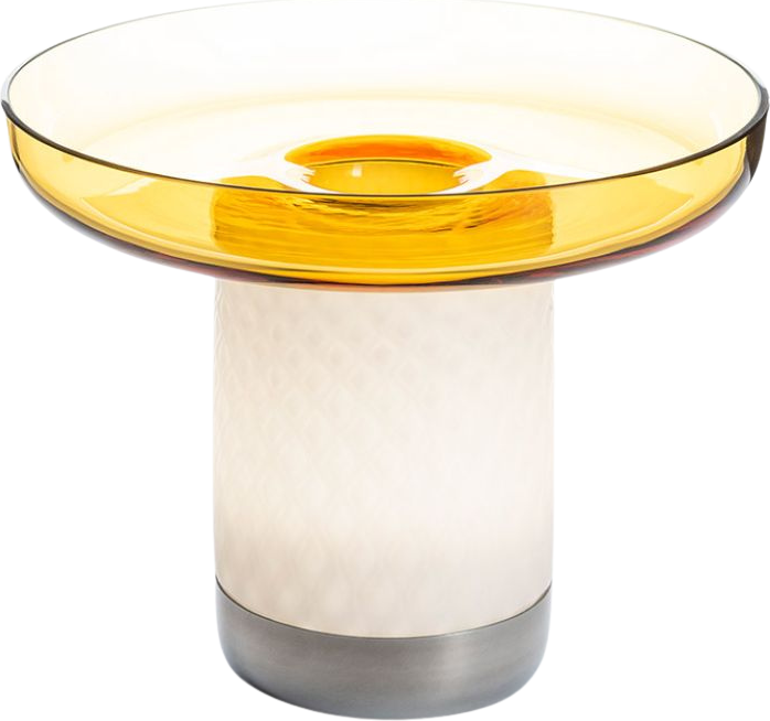 Lampa stołowa bezprzewodowa Bontà 21 4 cm żółta
