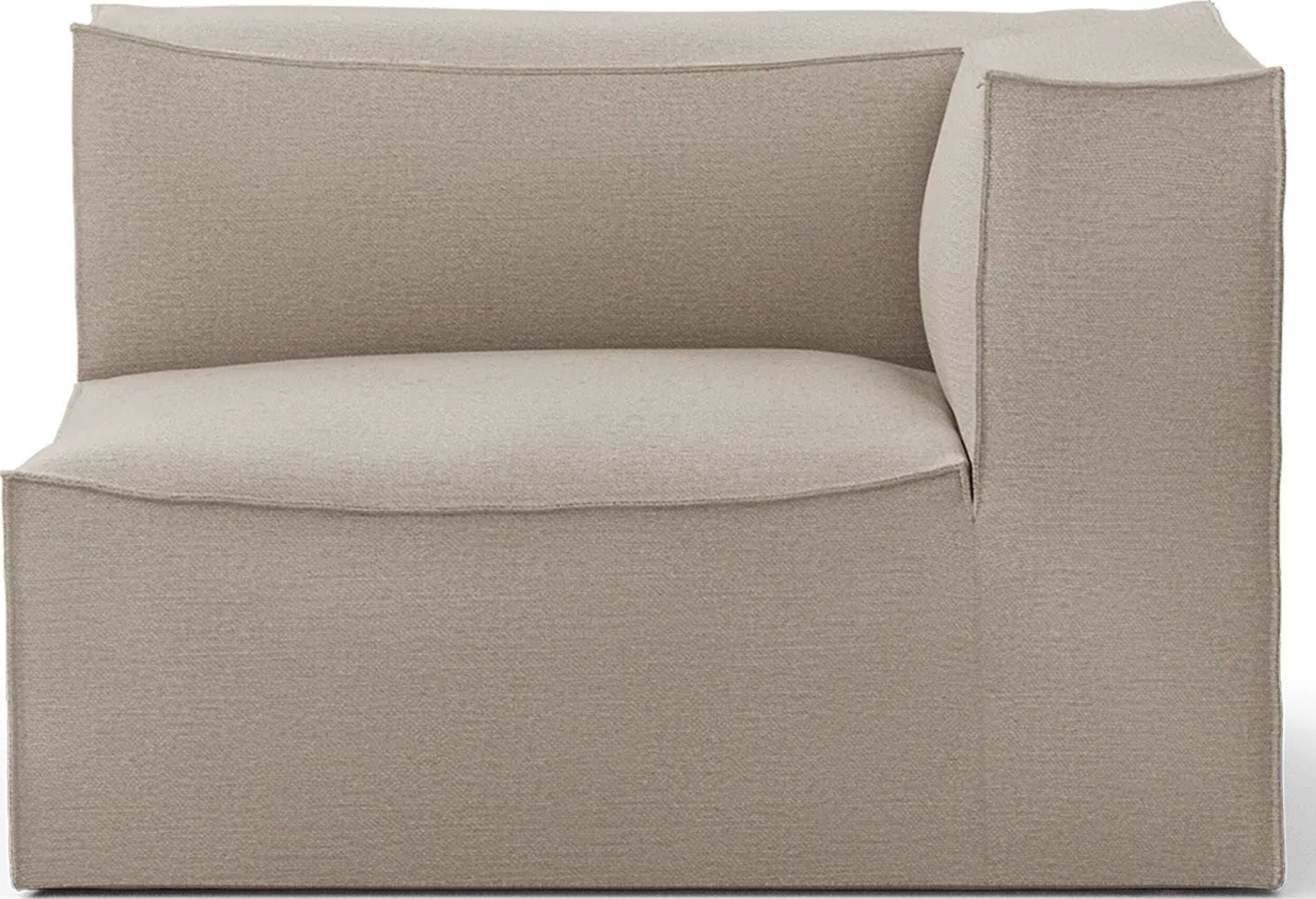 Narożnik prawostronny Catena Cotton Linen 120 cm beżowy