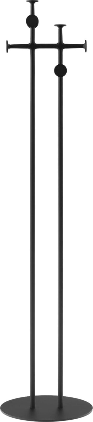 Wieszak stojący Afteroom 175 cm czarny