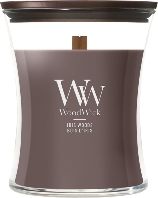 Świeca WoodWick Core Iris Woods średnia