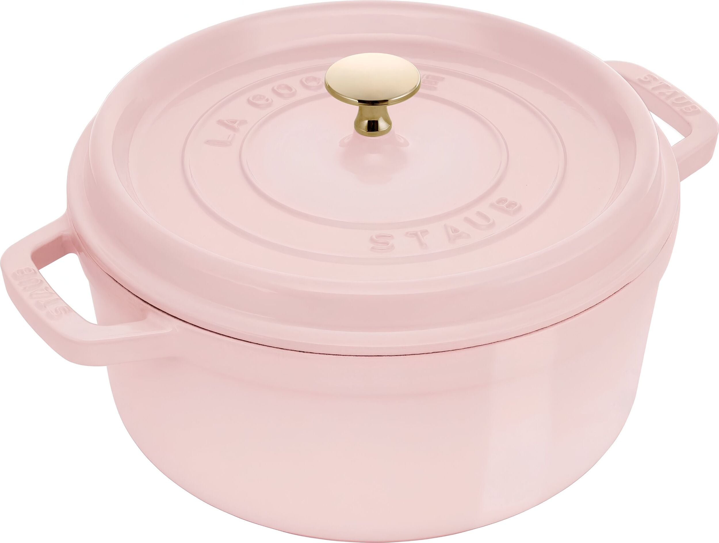 Garnek La Cocotte 2 6 l różowy żeliwny