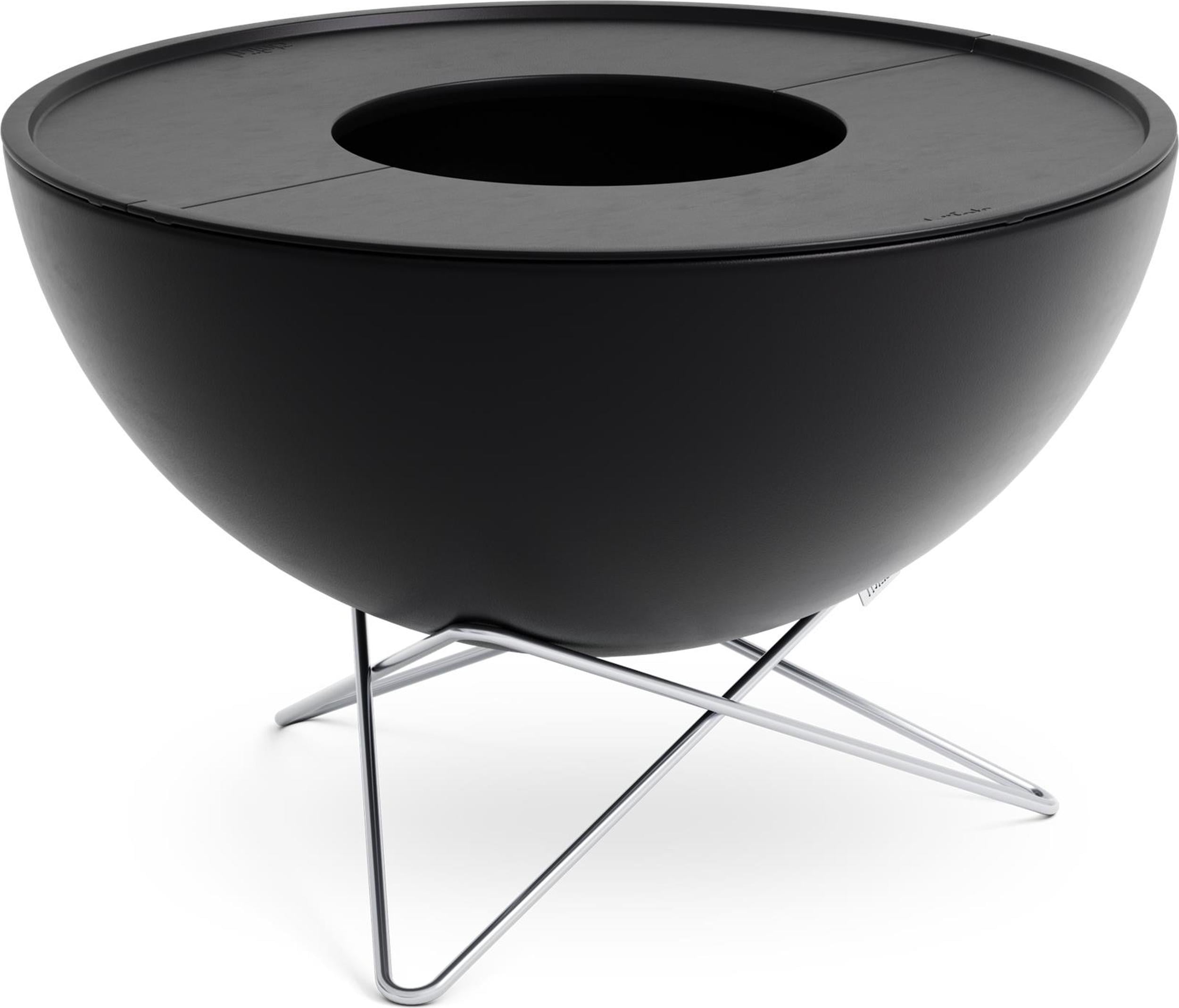 Palenisko Bowl niskie 57 cm z podstawą i płytami grillowymi 4 el.