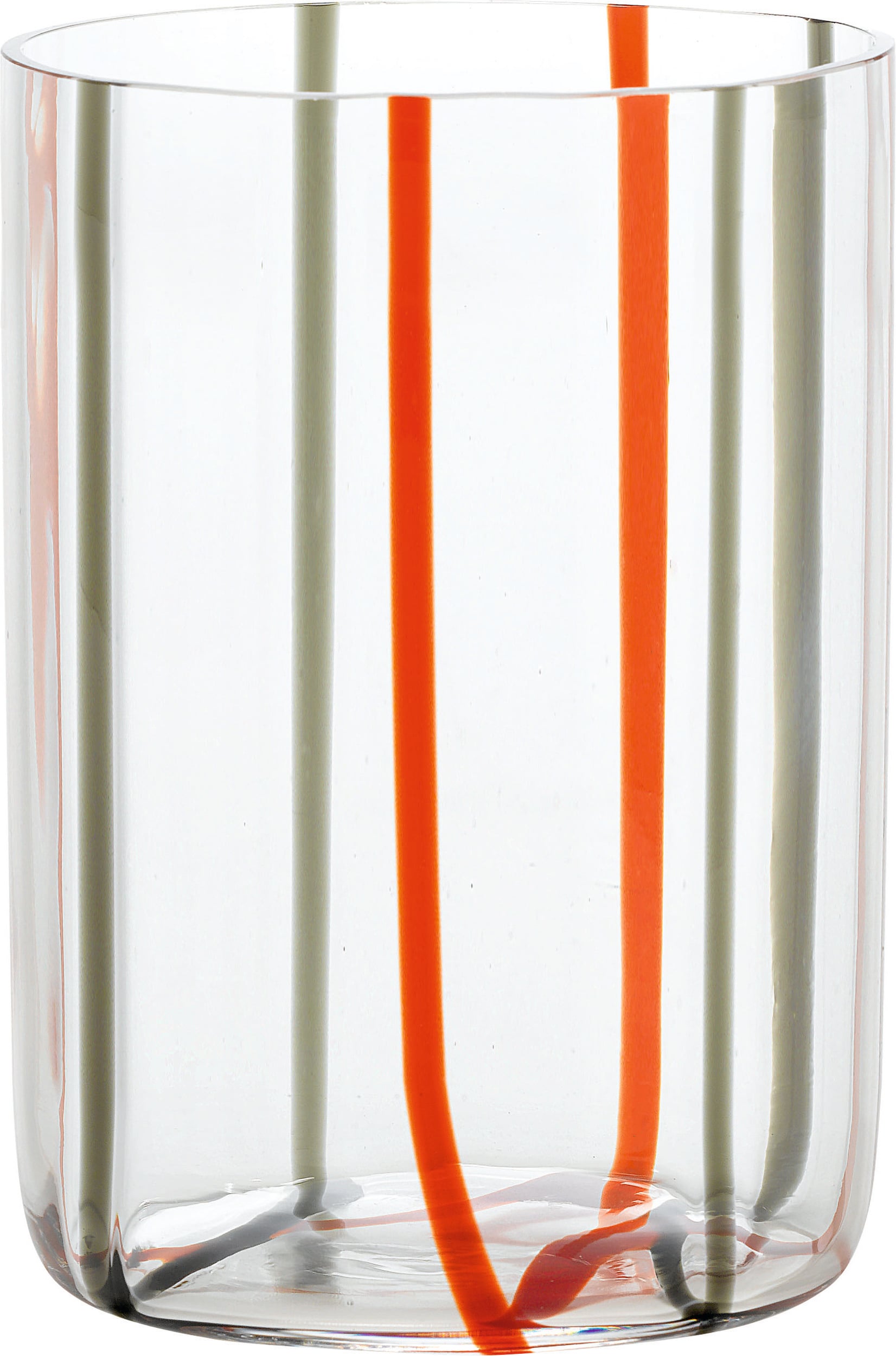 Szklanka Tirache 350 ml czerwono-szara
