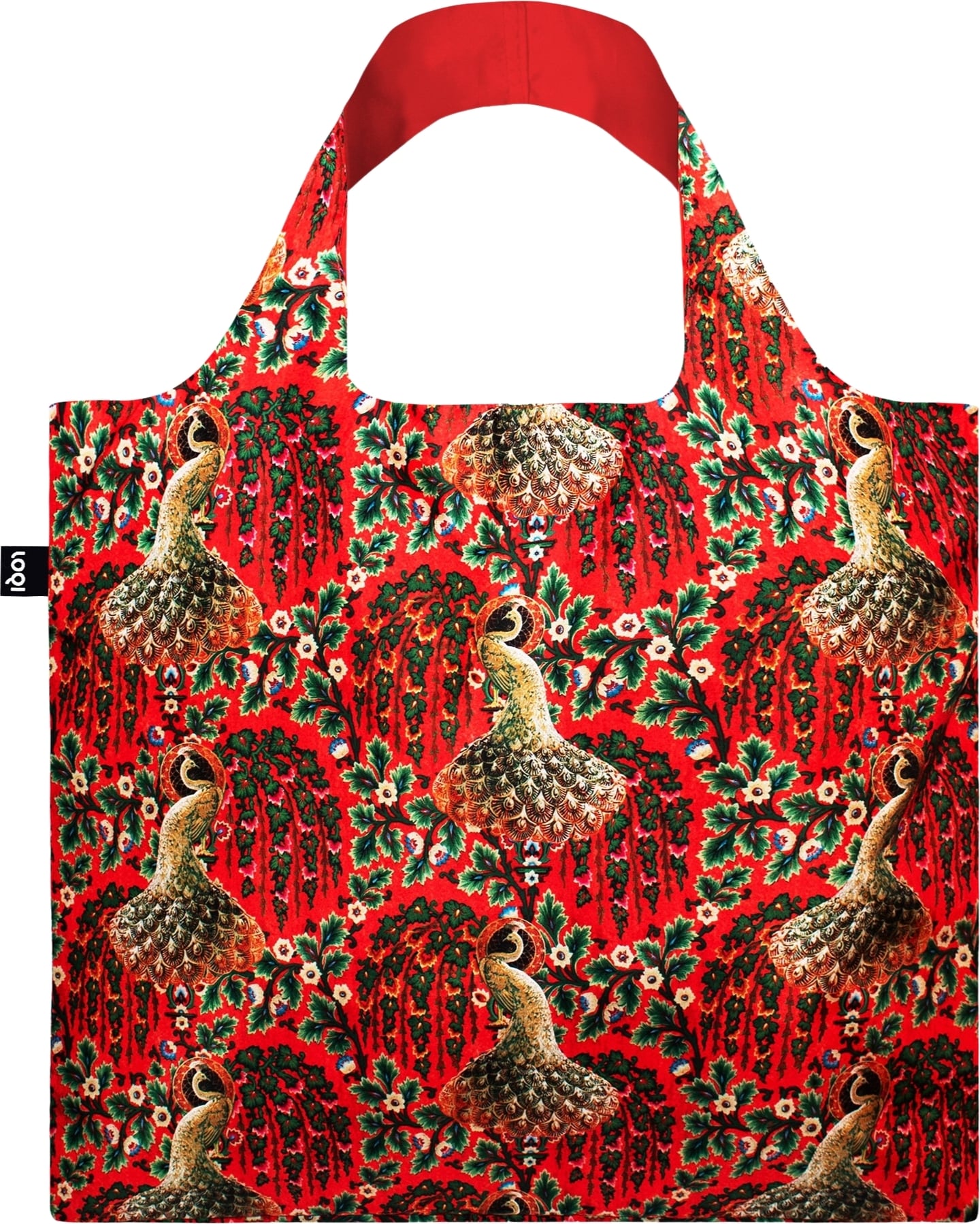 Torba LOQI Artist Decorative Art Peacock Power z recyklingu