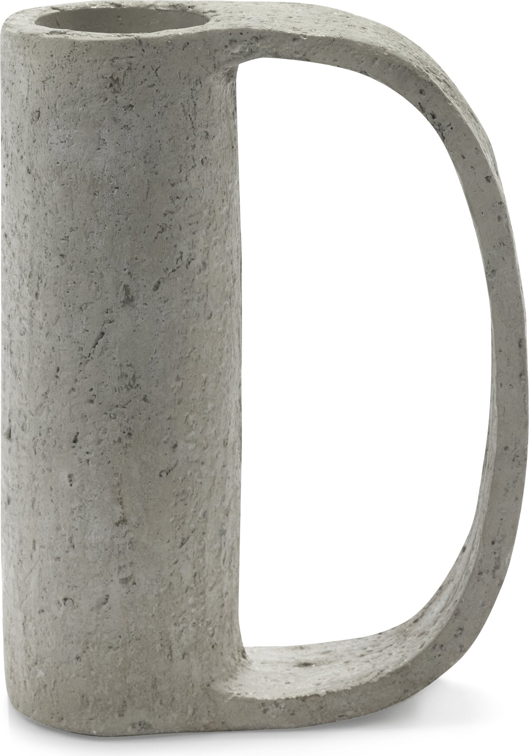 Wazon z uchwytem FCK Cement 28 cm