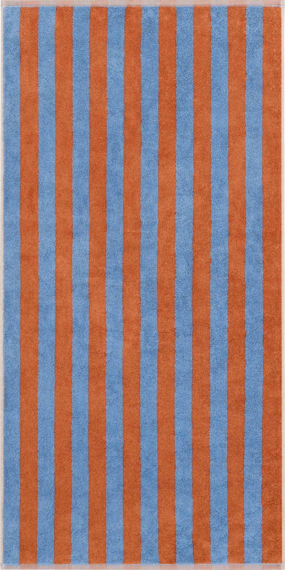 Ręcznik Bold Streifen 70 x 140 cm niebiesko-pomarańczowy