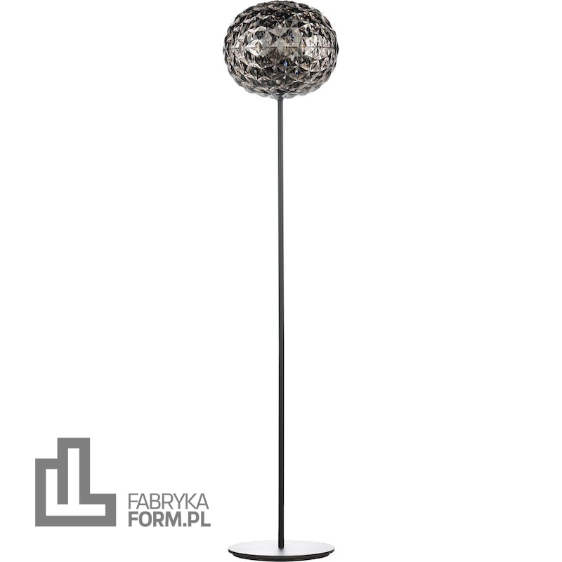 Lampa stojąca Planet 160 cm przydymiona