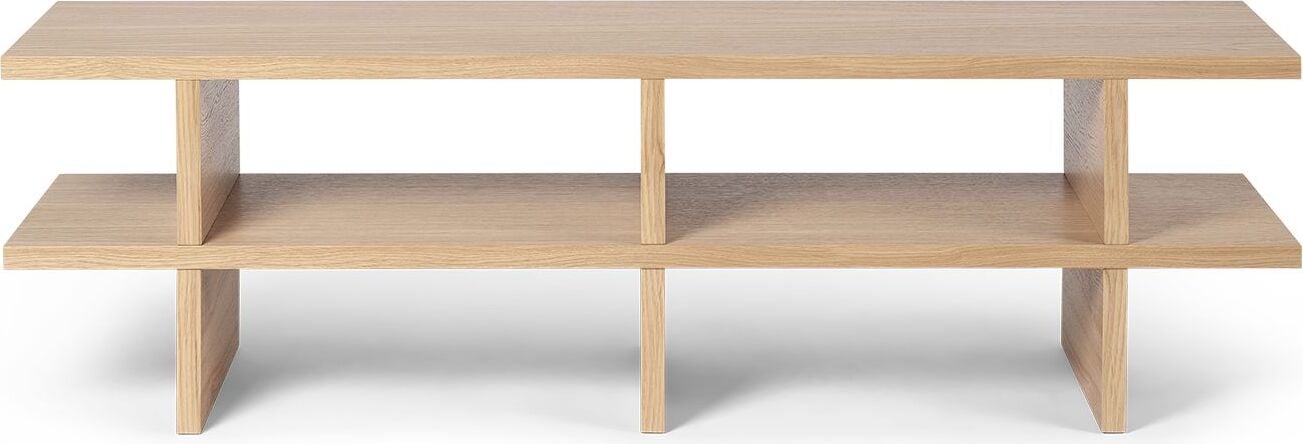 Regał niski Kona 42 x 138 cm naturalny dąb