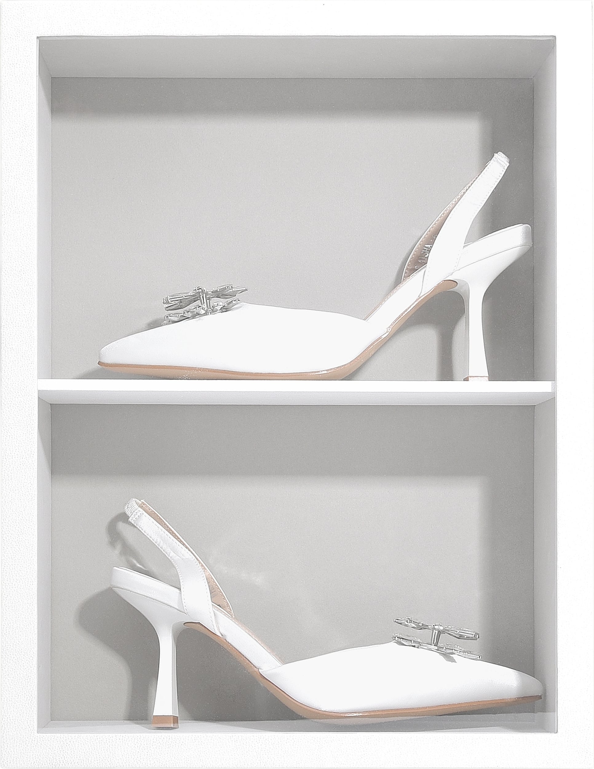 Ramka na buty Stackers biała