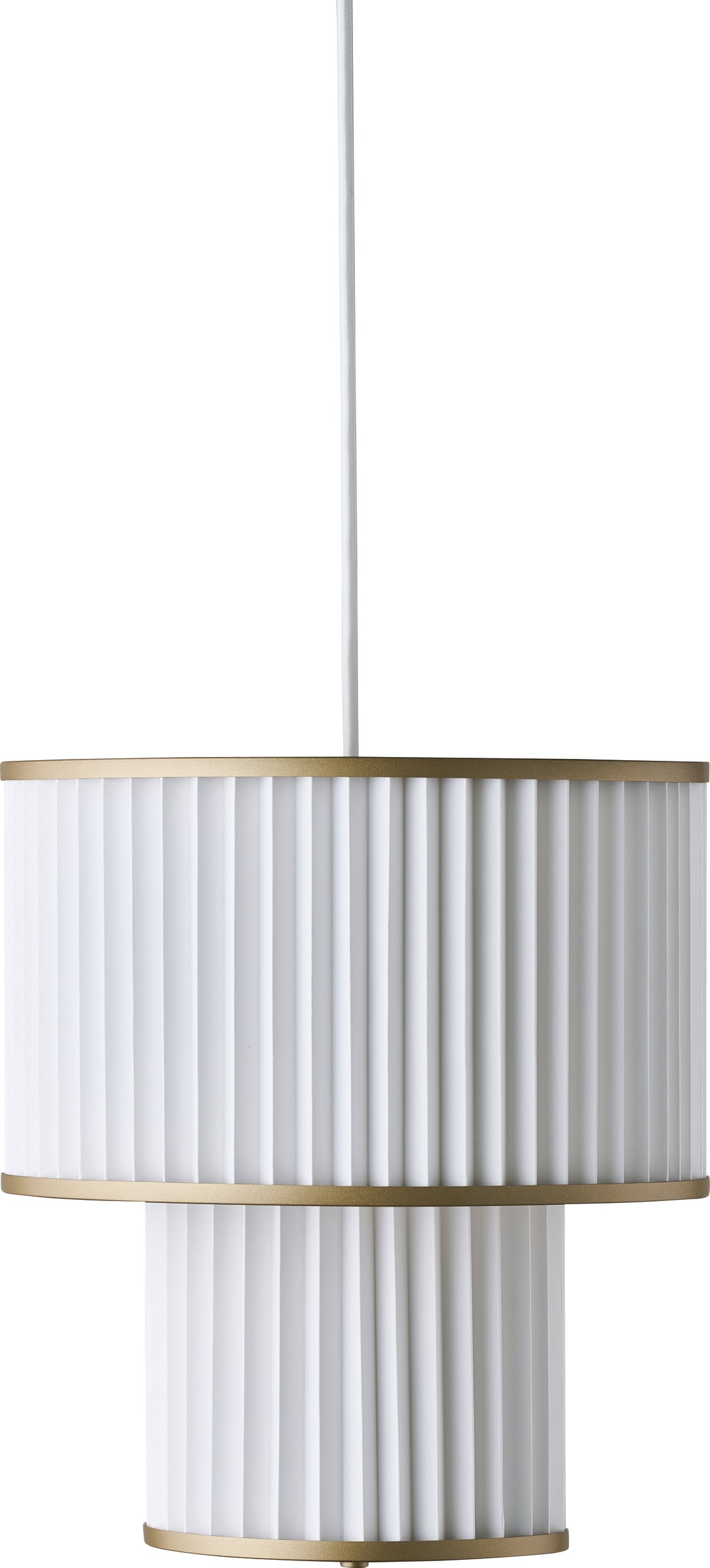Lampa wisząca Plivello 110 biało-złota