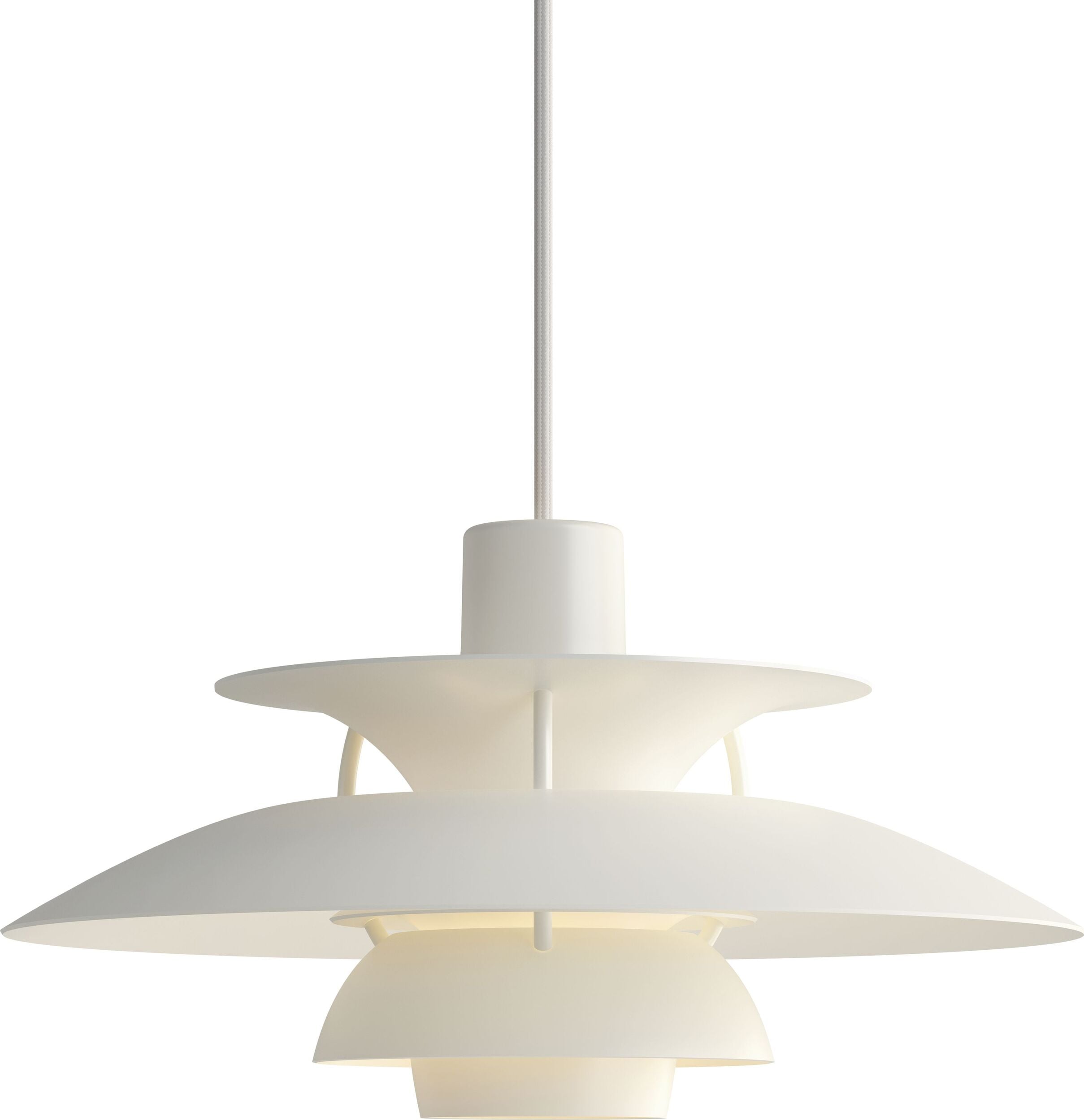 Lampa wisząca PH 5 Mini cała biała