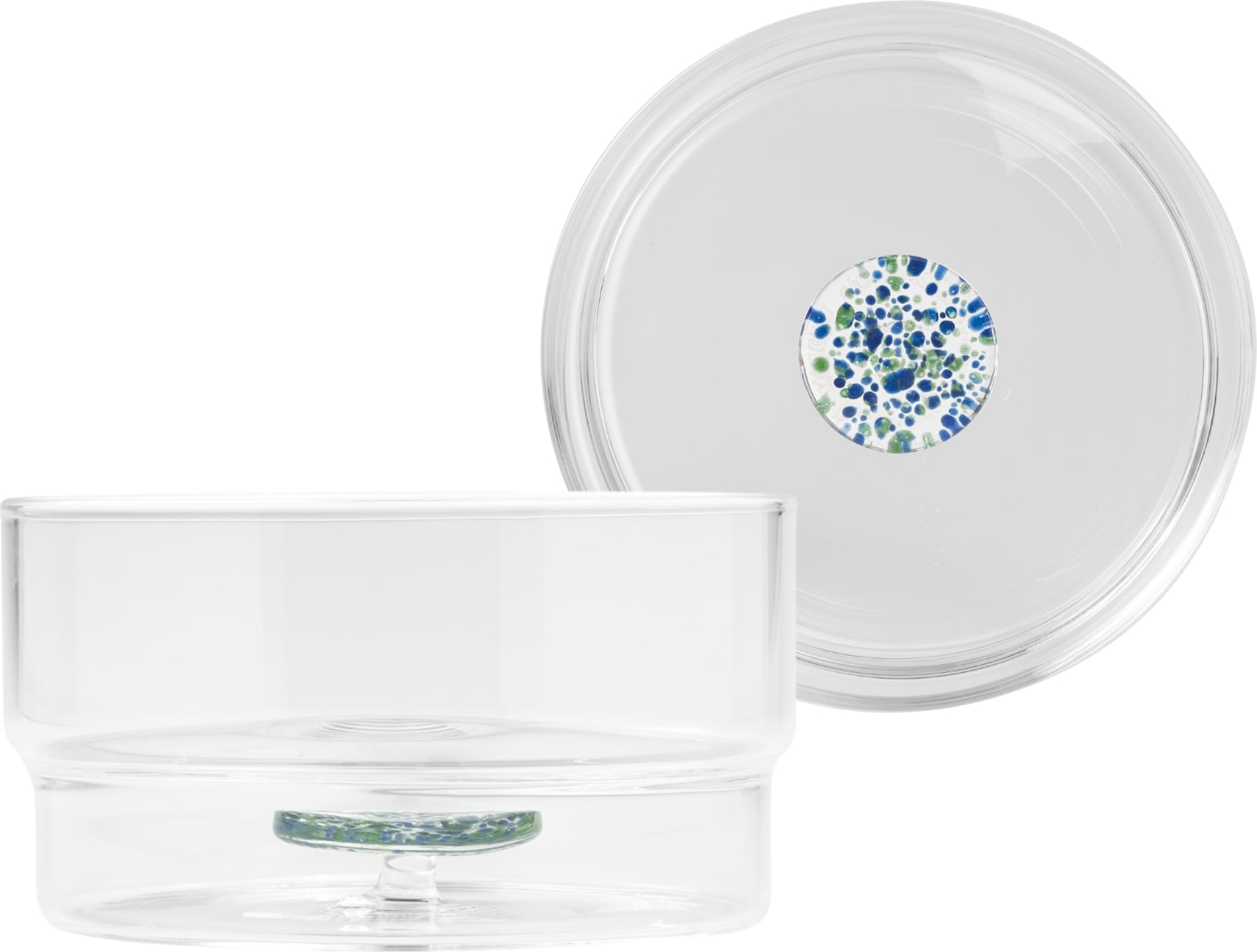 Miska na przekąski Teca Terrazzo 325 ml niebiesko-zielona