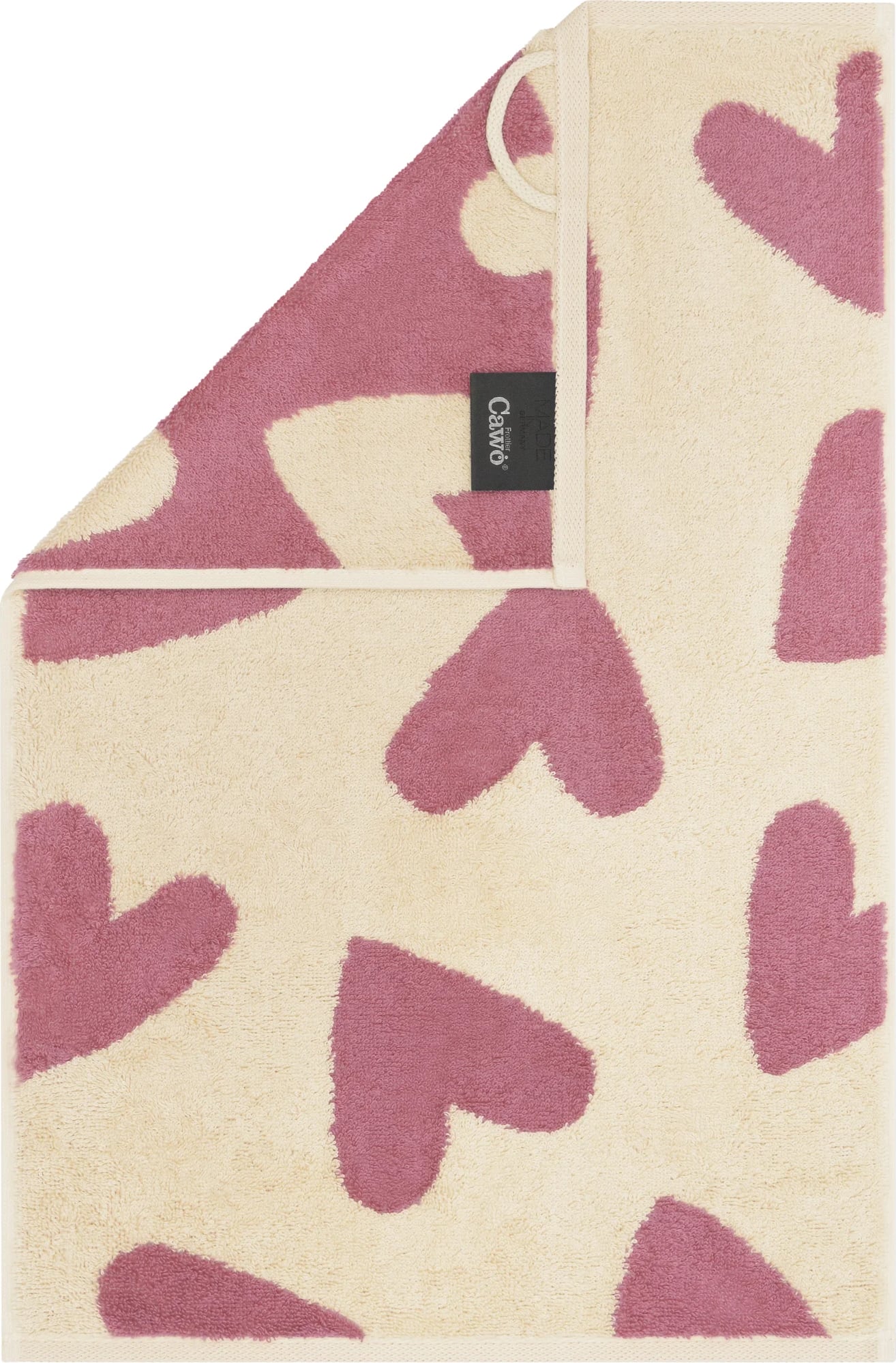Ręcznik Hearts 30 x 50 cm różowy