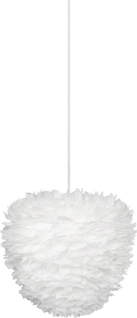 Lampa wisząca Eos Evia 40 cm z białą rozetą