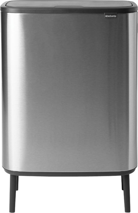 Kosz na śmieci Bo Touch Bin Hi 2 x 30 l stal matowa FPP